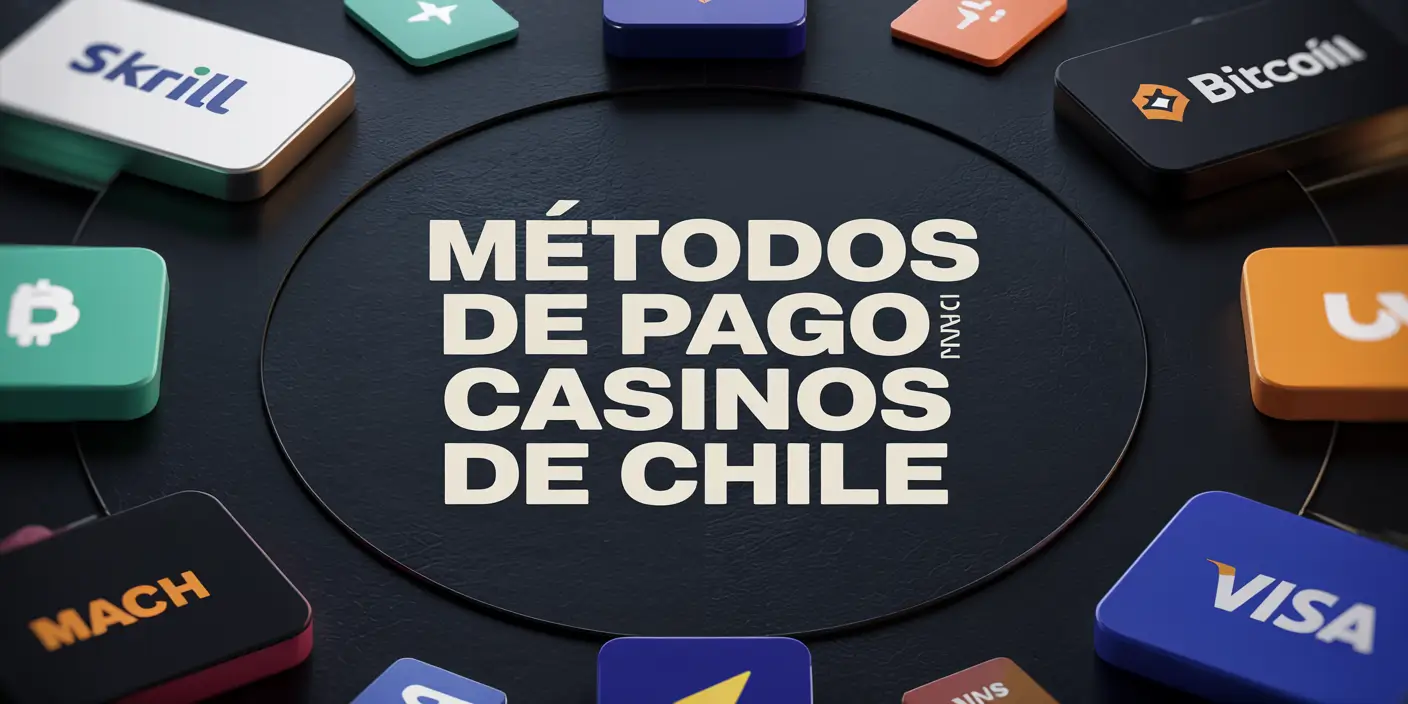Métodos de pago de casinos en Chile.